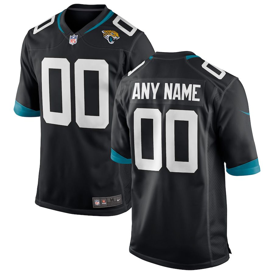 Men Jacksonville Jaguars Nike Black Custom Game NFL Jersey